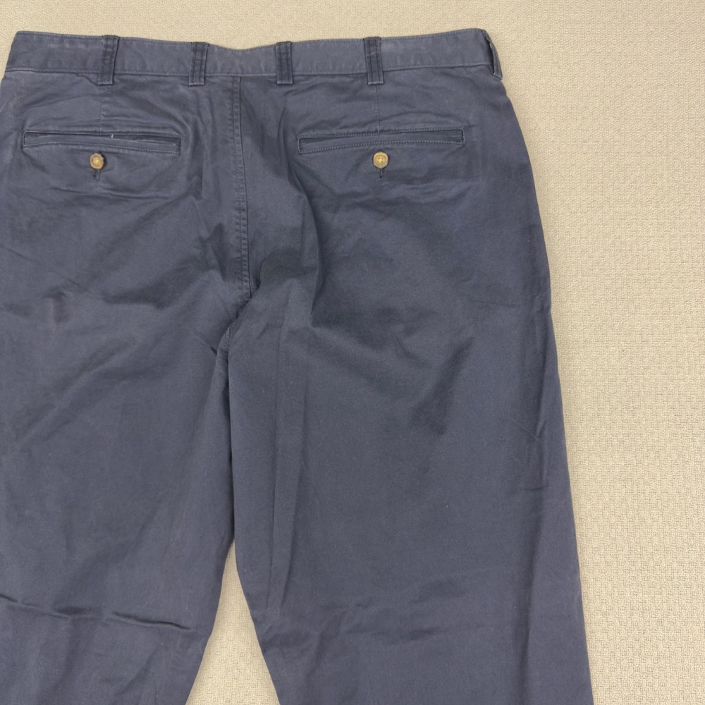 Duluth Trading Pants Mens 40x30 Navy Blue Canvas Chino Minimalist Workwear - Picture 4 of 9